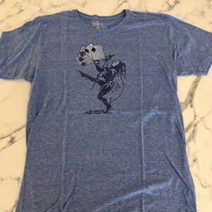 Jacks and Jokers Blue heather Joker tee